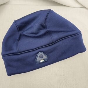 LL Bean Unisex Navy Blue‎ Flashlight Beanie Hat OSFM